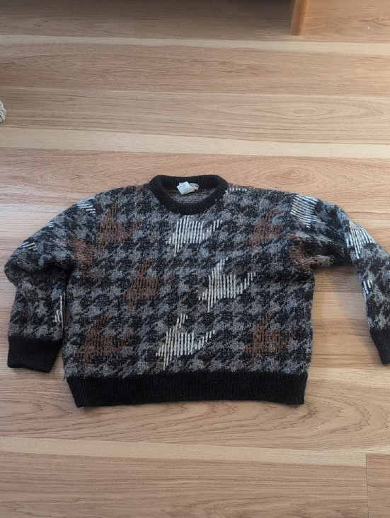 Paolo de barberino Sweaters - Grey And Black Paolo De Barberino Sweater
